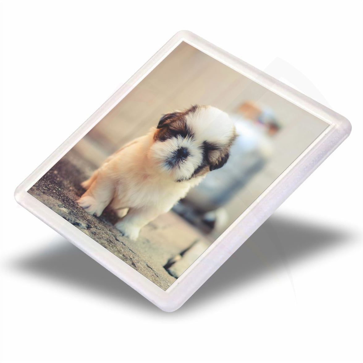 N1 Square 90x90mm Photo Insert Acrylic Coaster - Blank or Printed - Pack of 50