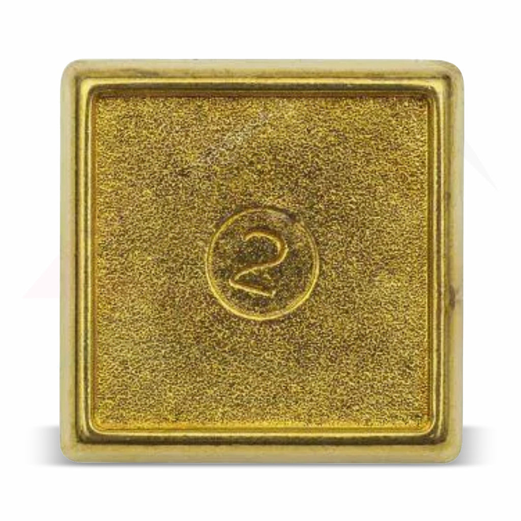 P-10 Metal Pin Badge Square 15x15mm Photo Insert - Blank or Printed - Pack of 100
