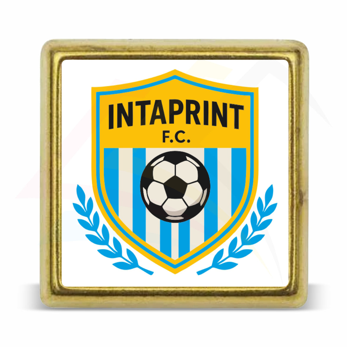 P-10 Metal Pin Badge Square 15x15mm Photo Insert - Blank or Printed - Pack of 100