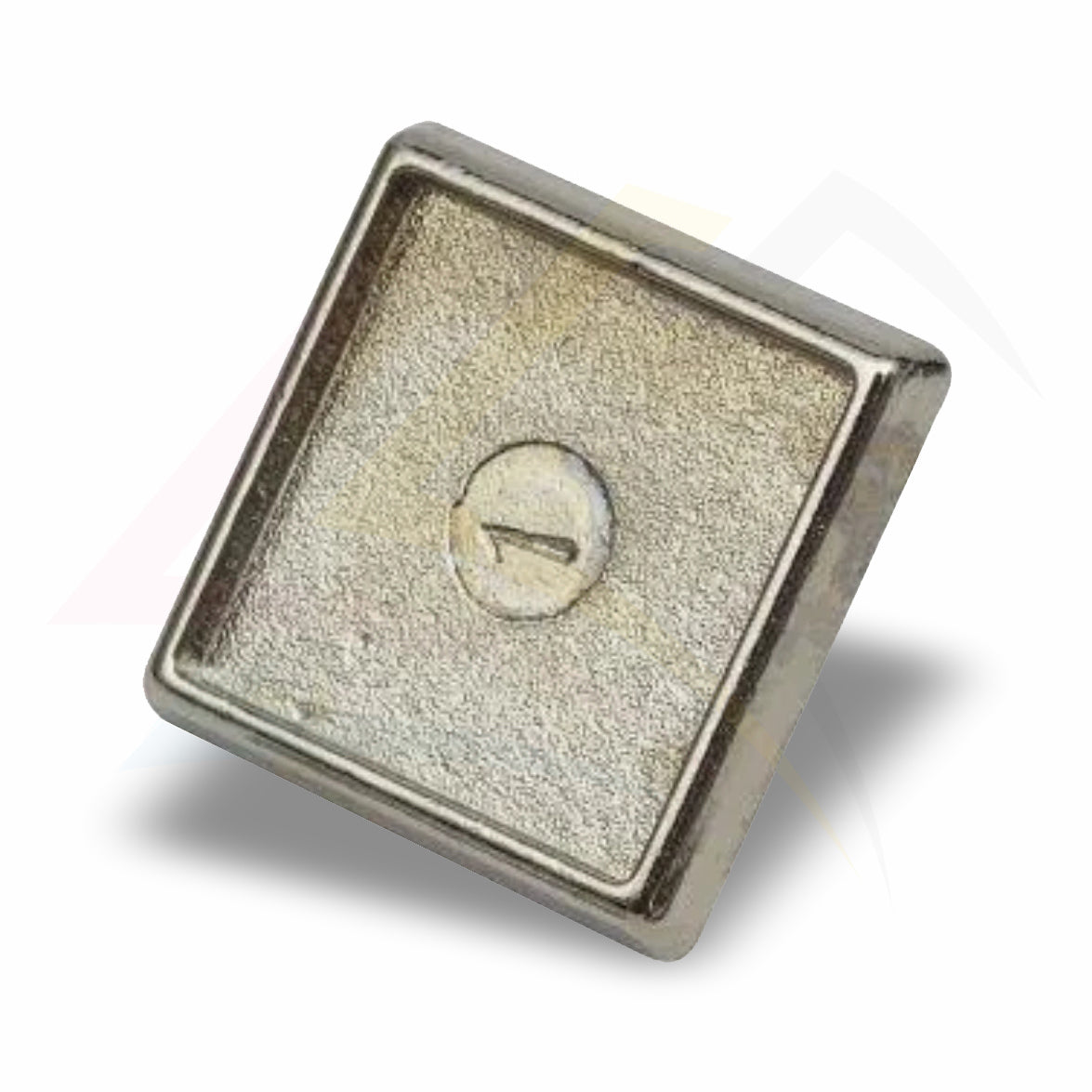 P-10 Metal Pin Badge Square 15x15mm Photo Insert - Blank or Printed - Pack of 100