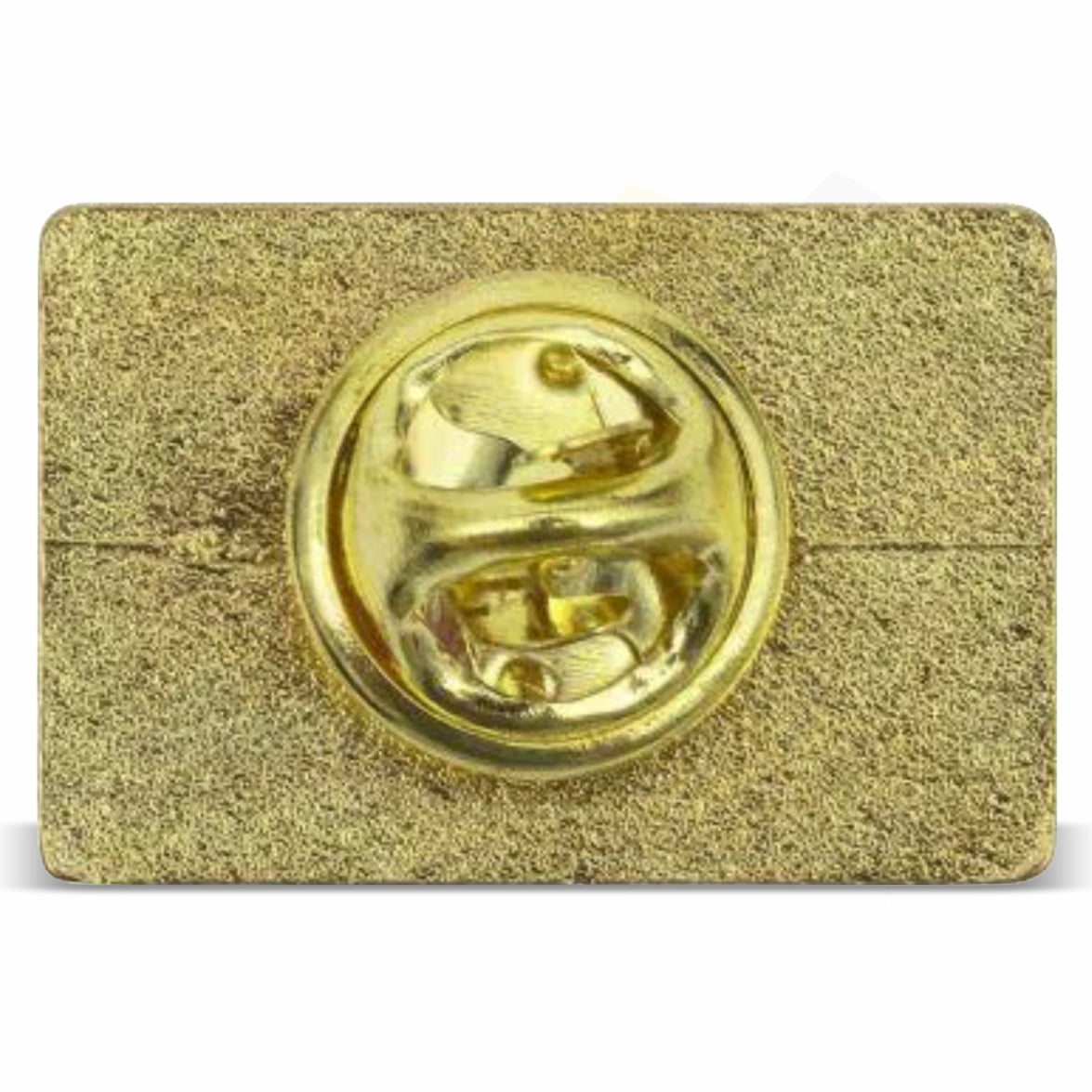 P-15 Metal Pin Badge Rectangular 21x13mm Photo Insert - Blank or Printed - Pack of 100