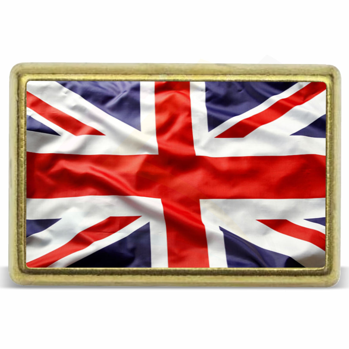P-15 Metal Pin Badge Rectangular 21x13mm Photo Insert - Blank or Printed - Pack of 100