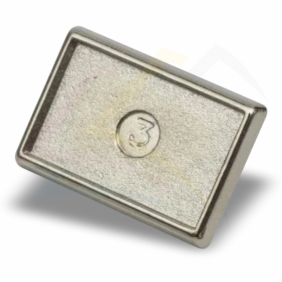 P-15 Metal Pin Badge Rectangular 21x13mm Photo Insert - Blank or Printed - Pack of 100