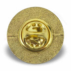P-17-10 Metal Pin Badge Round 17mm Photo Insert - Blank or Printed - Pack of 10