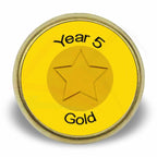 P-17-10 Metal Pin Badge Round 17mm Photo Insert - Blank or Printed - Pack of 10