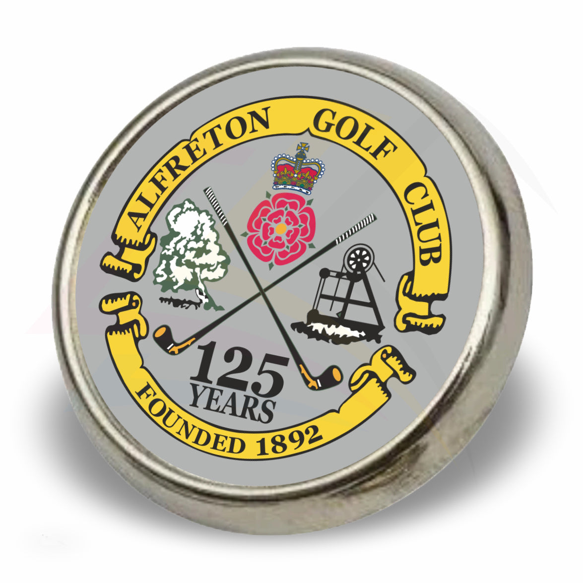 P-17 Metal Pin Badge Round 17mm Photo Insert - Blank or Printed - Pack of 100
