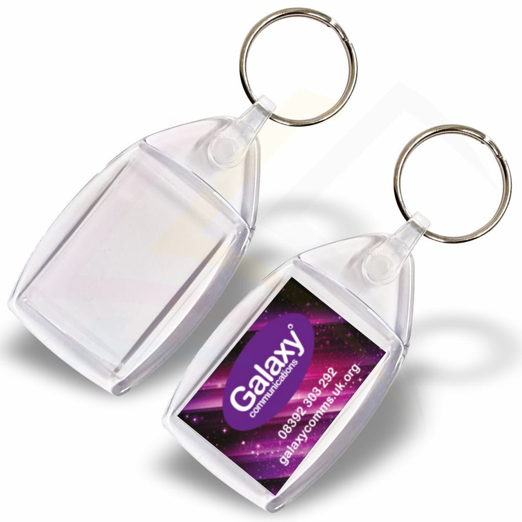 Key Ring Card Insert P6 35x24mm Photo Insert Acrylic Keyrings Blank or Printed – Intaprint Ltd