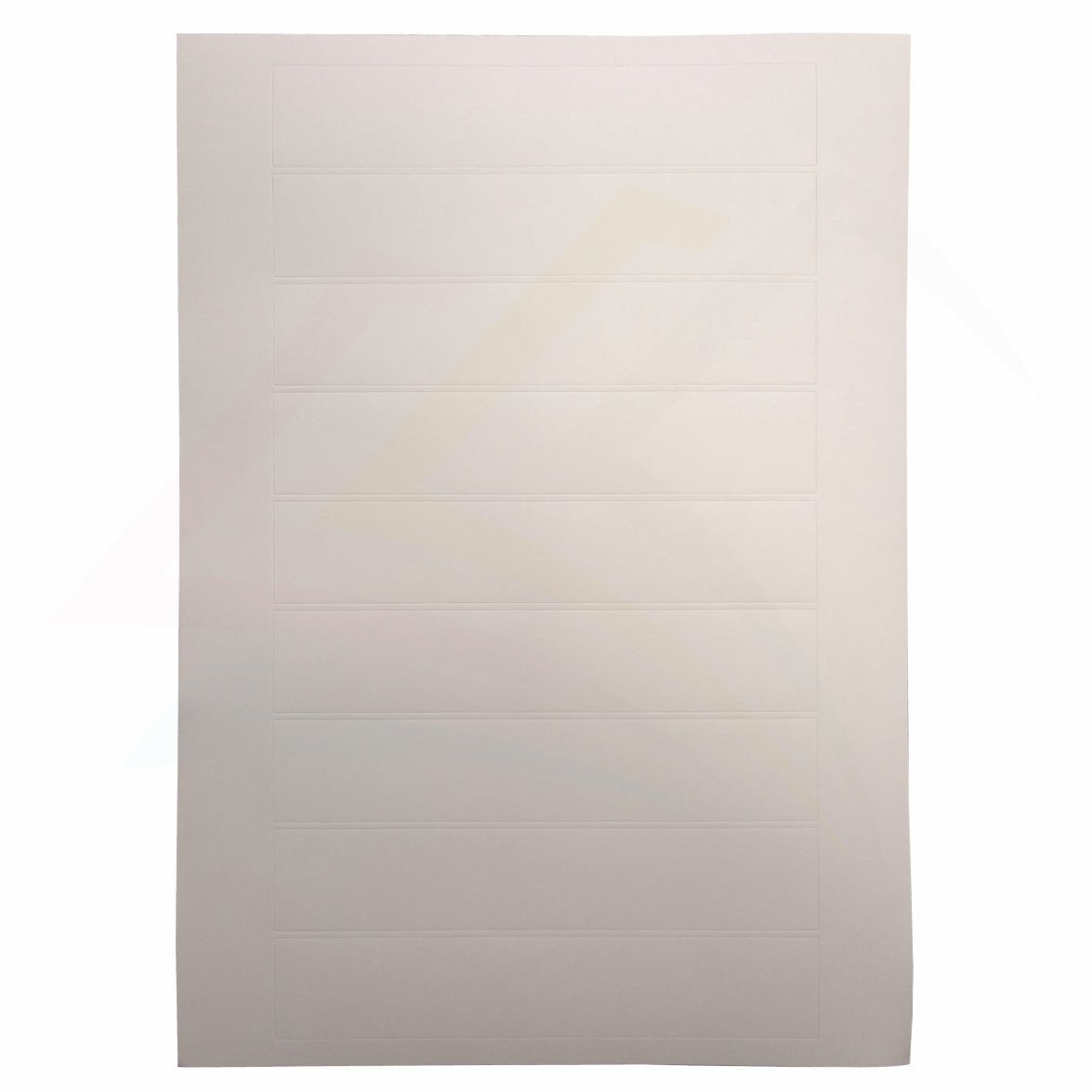 PCP - 15529 Pre - Cut Perforated Dry Peel A4 Sheets for T6 Ruler 155 x 29mm Photo Insert - Pack of 10