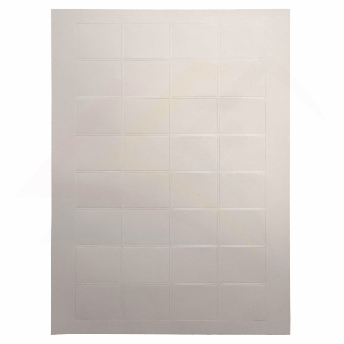 PCP - 4032 Pre - Cut Perforated Dry Peel A4 Sheets for R1 40 x 32mm Photo Insert Keyring - Pack of 10