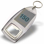R1 - IB Rectangular 40x32mm Photo Insert Acrylic Bottle Opener Keyring - Blank or Printed - Pack of 50