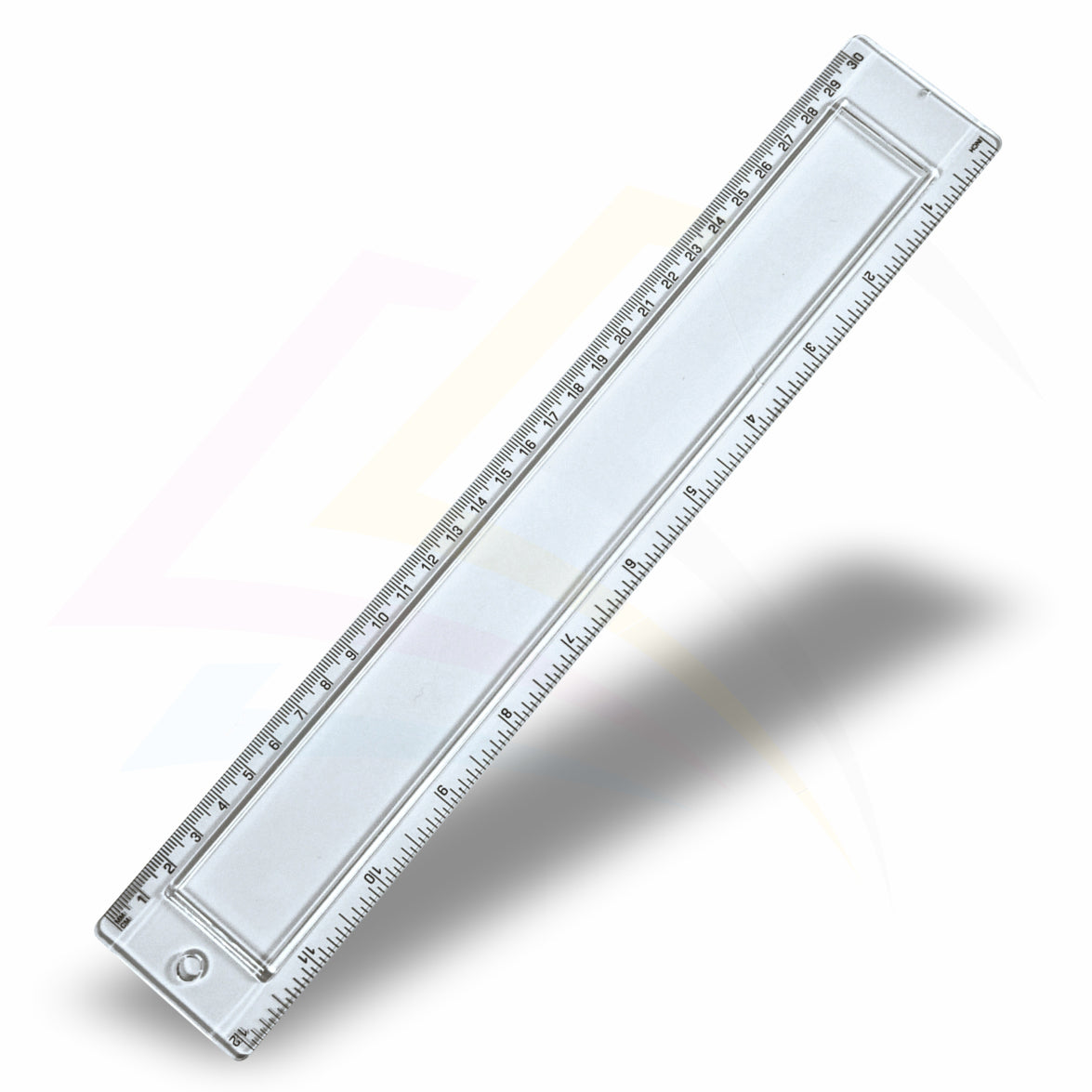 T30 Clear Insert Ruler (30cm/12") –  270x29mm Photo Insert - Blank or Printed - Pack of 50