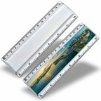 T6-10 Clear Insert Ruler (15cm/6") –  155x29mm Photo Insert - Blank or Printed - Pack of 10