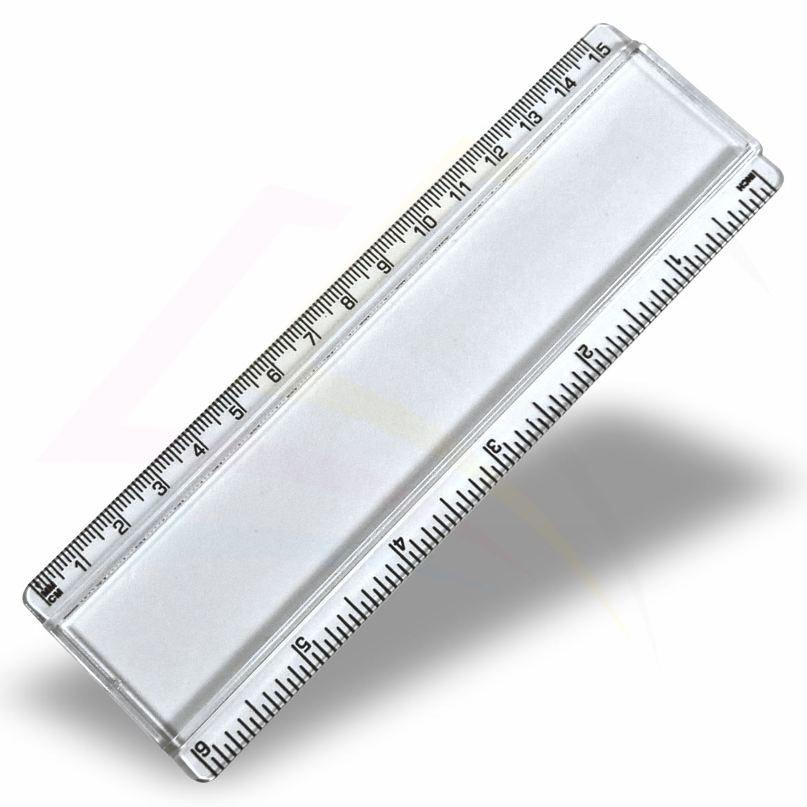 T6 Clear Insert Ruler (15cm/6") –  155x29mm Photo Insert - Blank or Printed - Pack of 50