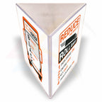 TP02-12 Trio Pen Pot with Liner –  91x84mm Photo Insert - Blank or Printed - Pack of 12