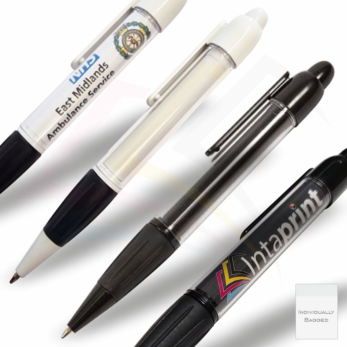 BPRO Black or White 60x35mm Photo Insert Ball Point Pen - Blank or Printed