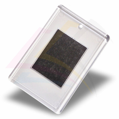 L4M blank acrylic fridge magnet photo, rectangular 70x45mm insert, supplied unassembled for printed acrylic or DIY magnet photos