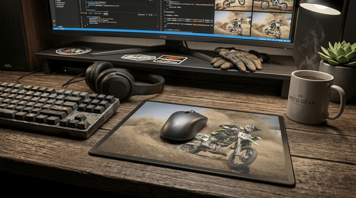 QM02 Quick Mat Mouse Mat – 225x185mm Photo Insert - Blank or Printed